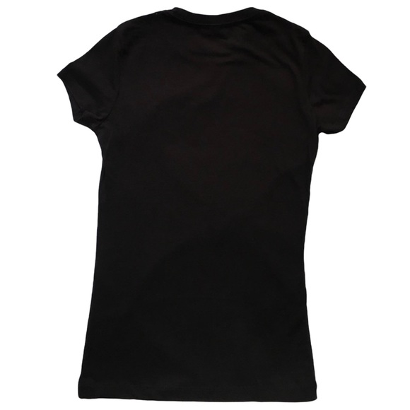 CELLA BEAUTY & THE BEAST BLACK SIZE M GRAPHIC SHORT SLEEVE COTTON T SHIRT - Picture 3 of 6